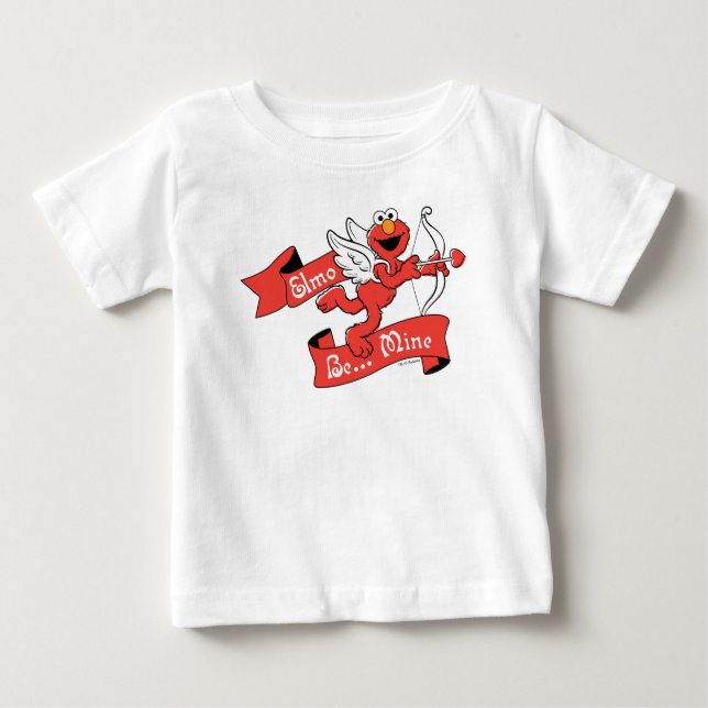 Elmo Valentines Cupid T Shirt (Framsida)