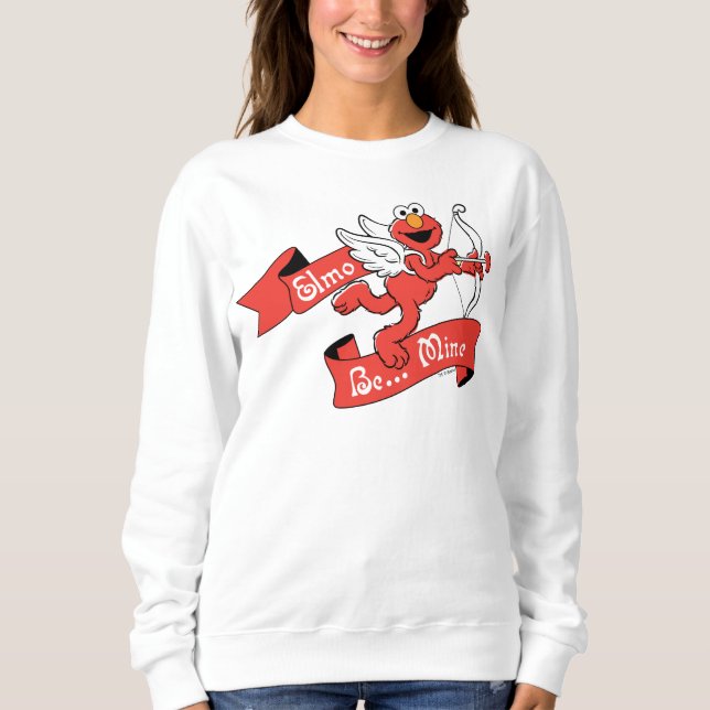 Elmo Valentines Cupid T Shirt (Framsida)