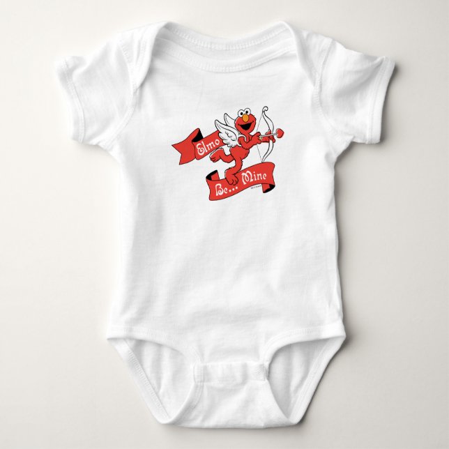 Elmo Valentines Cupid T Shirt (Framsida)