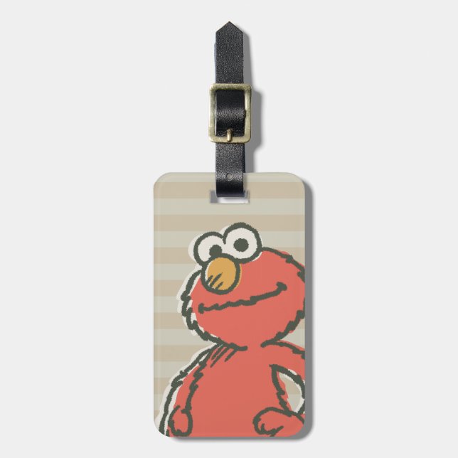 Elmo Vintage Bagagebricka (Vertikal Framsida)