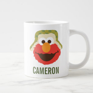 Elmo Woodland Ansikte Lägg till ditt namn Jumbo Mugg