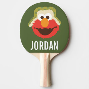 Elmo Woodland Ansikte   Lägg till ditt namn Pingisracket