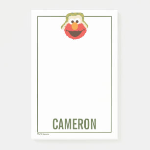 Elmo Woodland Ansikte   Lägg till ditt namn Post-it Block