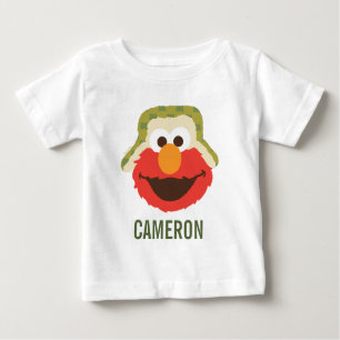 Elmo Woodland Ansikte   Lägg till ditt namn T Shirt