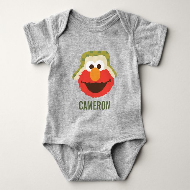 Elmo Woodland Ansikte T Shirt (Framsida)