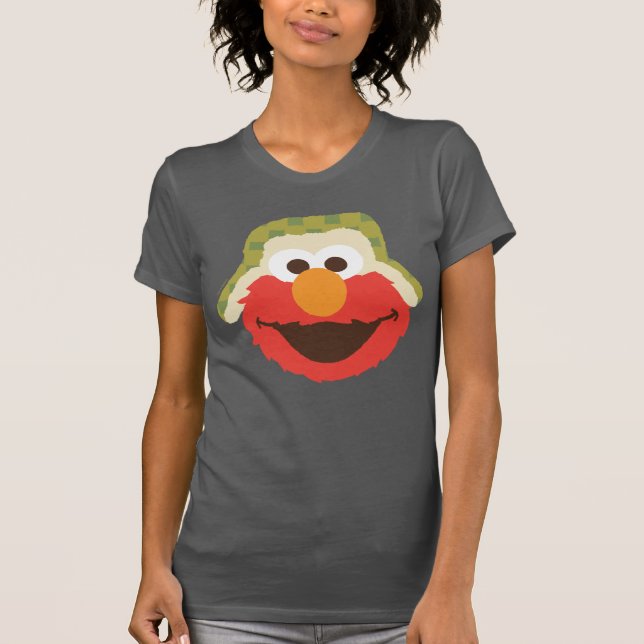 Elmo Woodland Ansikte T Shirt (Framsida)