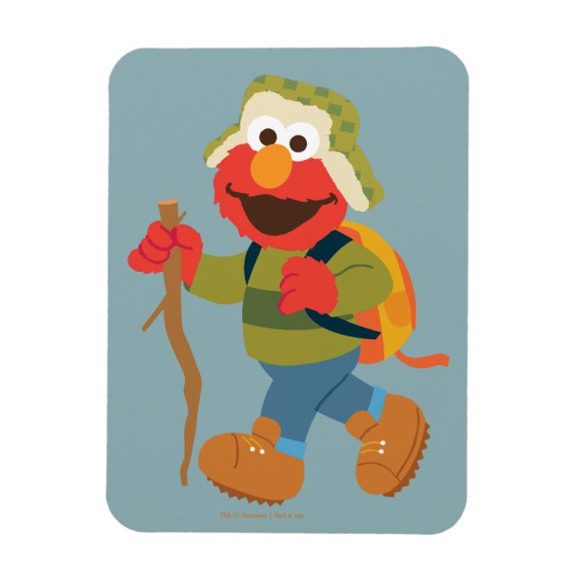 Elmo Woodland Hike Magnet (Vertikal)