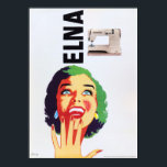 ELNA Sewing Maskin Vintage Pop Art Reklam Poster<br><div class="desc">ÅTERSTÄLL! Hög upplösning för reproduktion,  Photoshop med skärpa för skarpa utskrifter,  digital retuschering och återställning för tårar,  smörjning och saknade inslag. ELNA Sewing Maskin Vintage Pop Art Advertising Poster.</div>