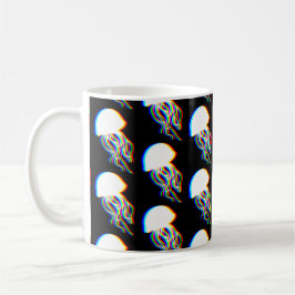 Elning av Jellyfish EDM Silhouette Patterned Kaffemugg