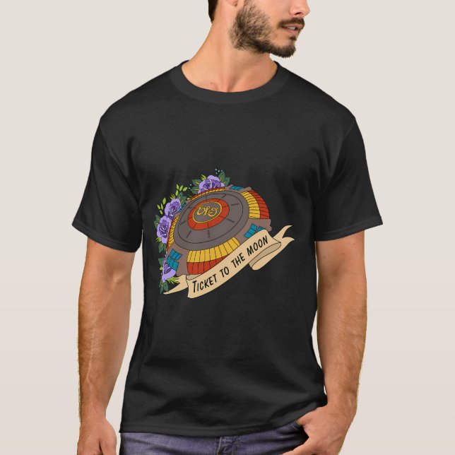 ELO Rymdskepp T Shirt (Framsida)