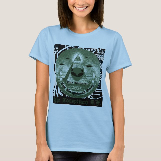 eloheimkomplottep täcker t-shirt (Framsida)