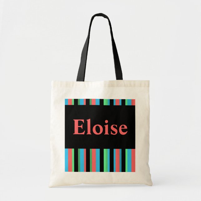 Eloise Söt Rand Budget Tote Bag Tygkasse (Framsidan)
