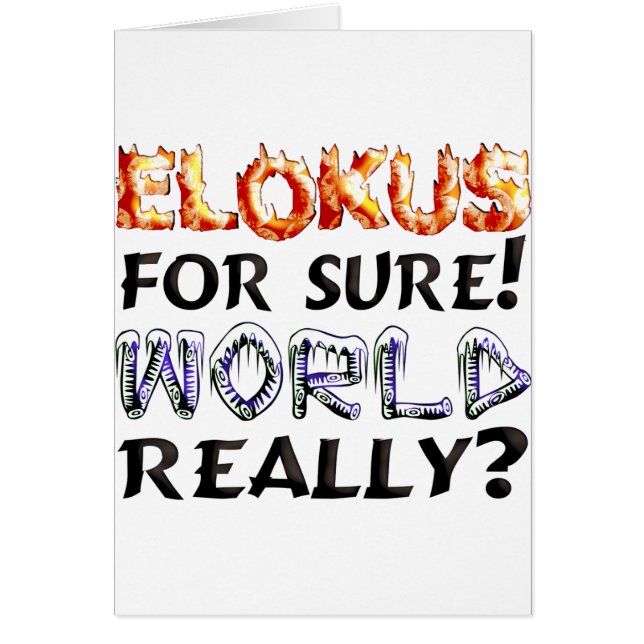 Elokut Hälsningskort (Framsidan)