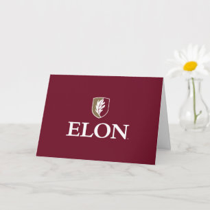 Elon Examensår 20XX Grattis Kort