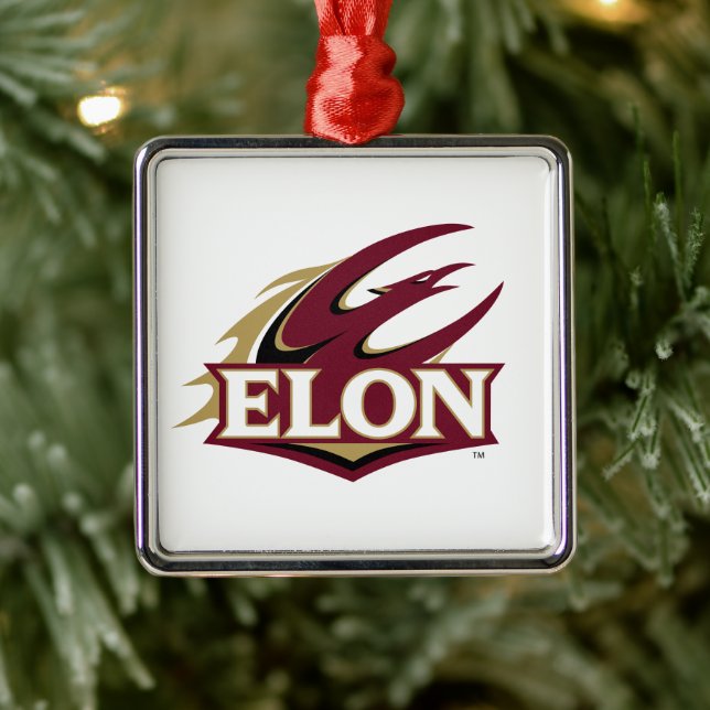 Elon Phoenix Logotyp Julgransprydnad Metall (Träd)