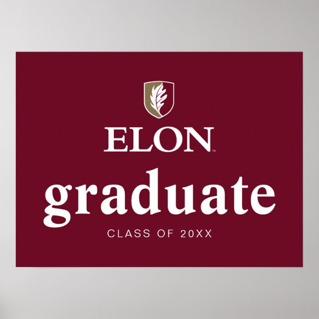 Elon | Student 20XX Poster (Framsidan)