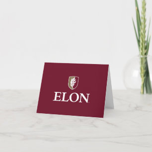 Elon Student 20XX Tack Kort