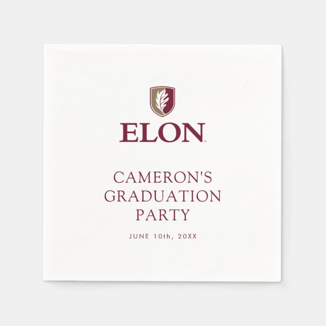 Elon Studenten Pappersservett (Framsidan)
