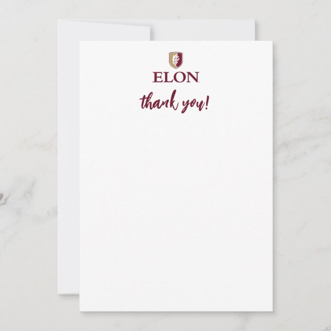 Elon | Tack Kort (Framsida)