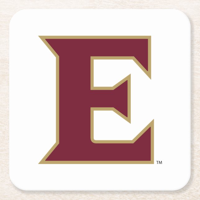 Elon Universiteten E Underlägg Papper Kvadrat (Framsidan)