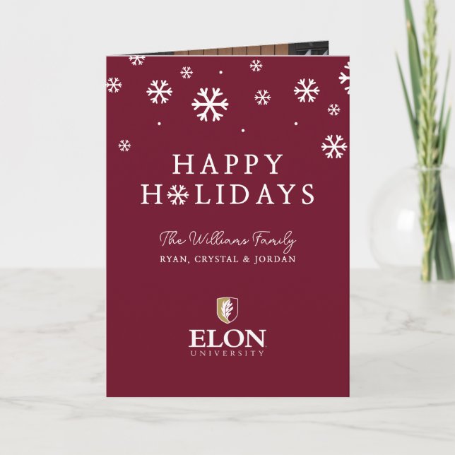 Elon Universiteten Helgkort (Framsida)