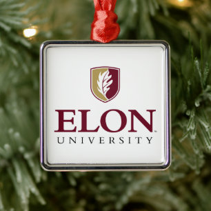 Elon Universiteten Julgransprydnad Metall