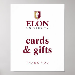 Elon Universiteten Studenten Poster
