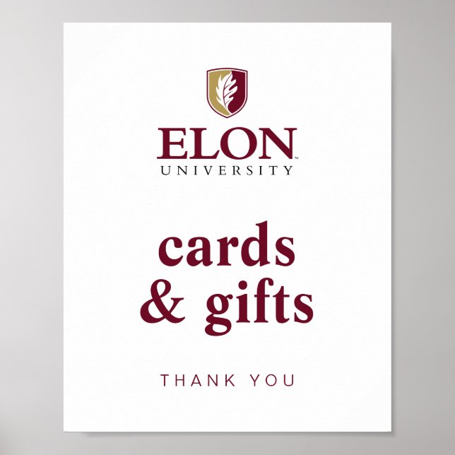 Elon Universiteten Studenten Poster (Framsidan)