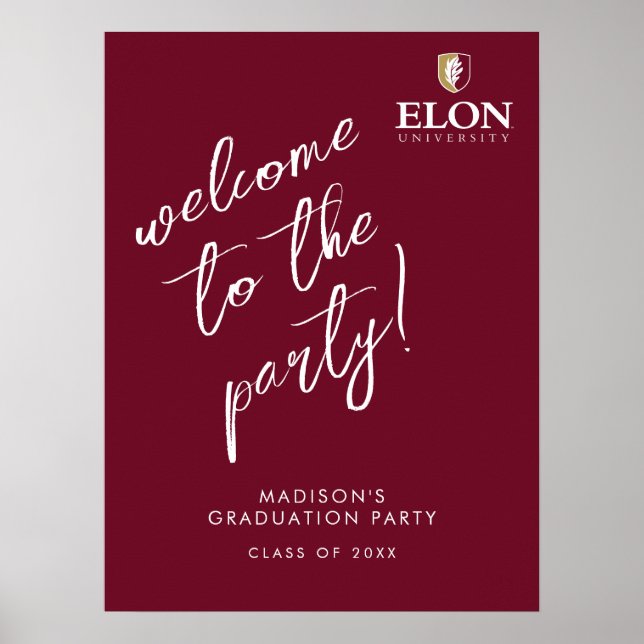 Elon Universiteten Studenten Poster (Framsidan)