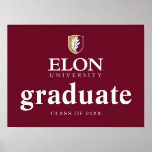 Elon Universiteten Studenten Poster