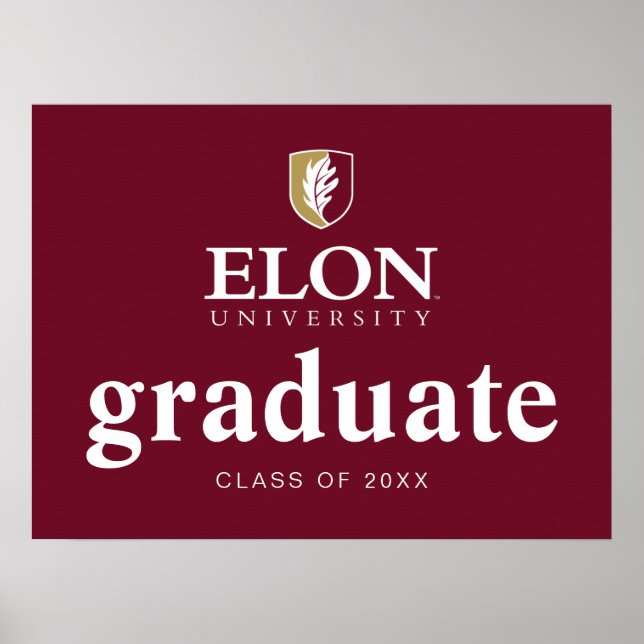 Elon Universiteten Studenten Poster (Framsidan)