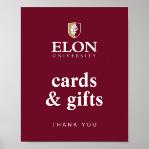 Elon Universiteten Studenten Poster