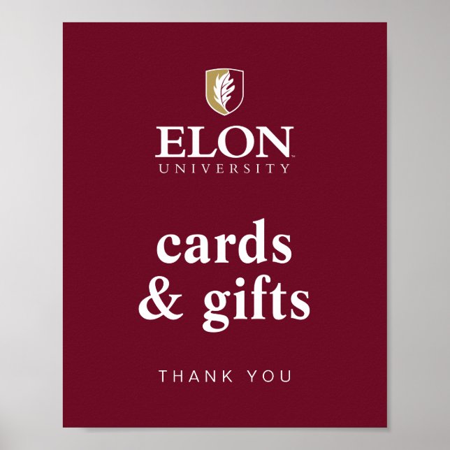 Elon Universiteten Studenten Poster (Framsidan)