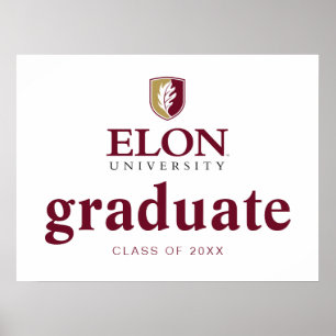 Elon Universiteten Studenten Poster