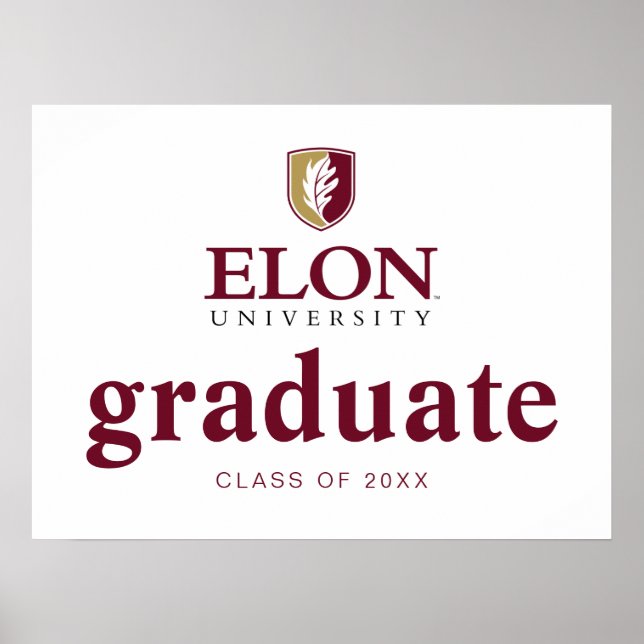 Elon Universiteten Studenten Poster (Framsidan)