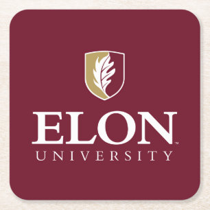Elon Universiteten Underlägg Papper Kvadrat