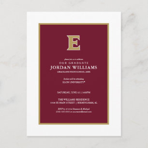 Elon University E Examen Meddelande Vykort