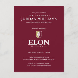 Elon University Examen Meddelande Vykort