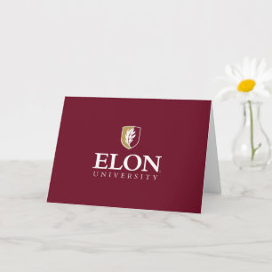 Elon University Grattis examenstudent Kort