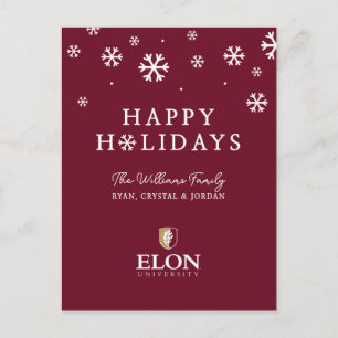 Elon University Helg Vykort