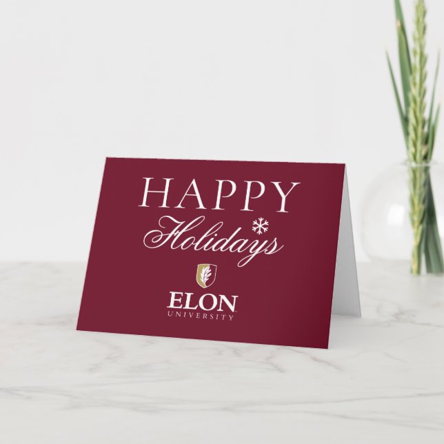 Elon University Helgkort (Framsida)