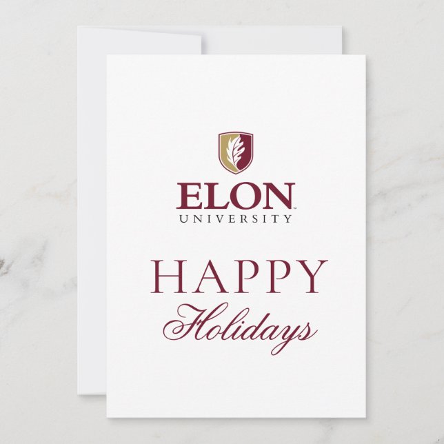 Elon University Julkort (Framsida)