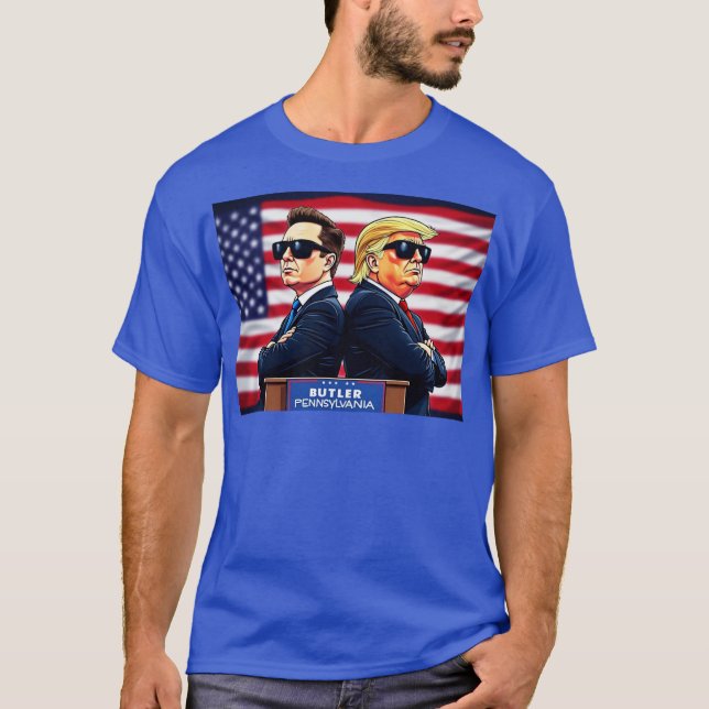 Elon x Trump T Shirt (Framsida)