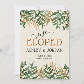Elope Bröllop Meddelande
