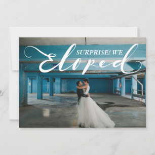 "Elope" Förstärkt Elegant i Giftermål Inbjudningar