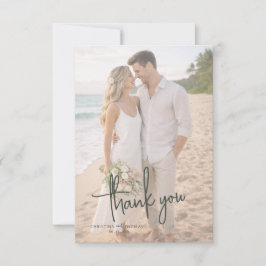 Elopement Beach Wedding Tack Kort