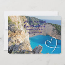 Elopement Bröllop Firande gift i Zante
