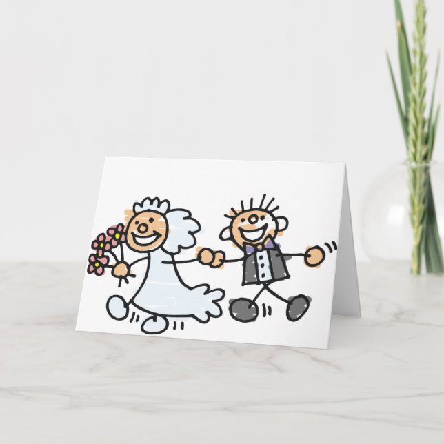 Elopement Bröllop Kort (Framsida)