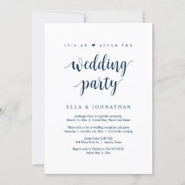 Elopement, Det är en efterbröllopsfest inbjudan