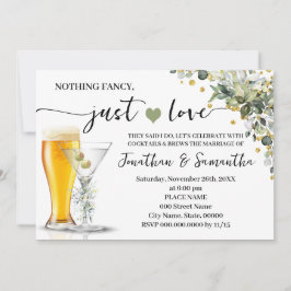 Elopement Eucalyptus Guld Ingenting Finare Just Kä Inbjudningar